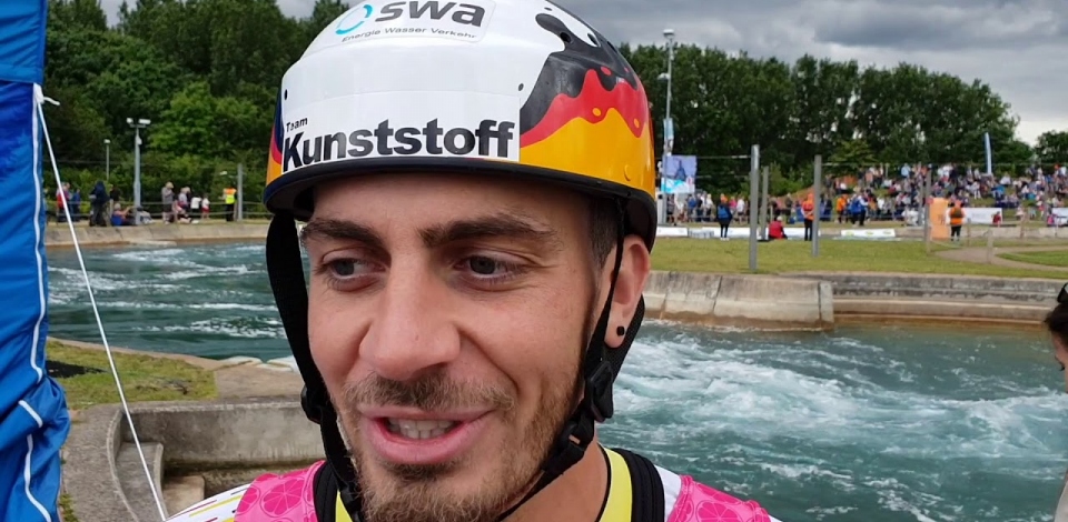 C1 Sideris Tasiadis GER C1 Gold / 2019 ICF Canoe Slalom World Cup 1 London United Kingdom