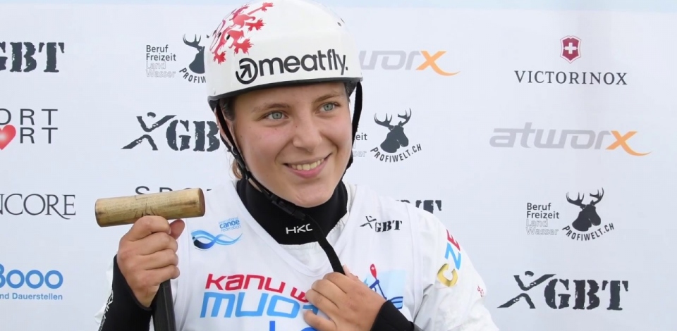 Marie Nemcova CZE C1 Women Sprint Silver / 2018 ICF Wildwater Canoeing World Championships Muota