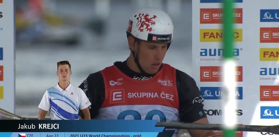 Jakub Krejci, CZE, Canoe Slalom, Heats / 2024 ICF Canoe Slalom World Cup Prague Czechia