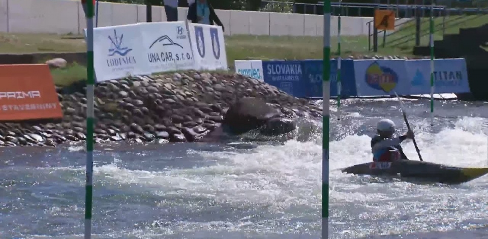 Shina Ma, China, U23 Semi Final / 2024 ICF Canoe-Kayak Slalom Junior & U23 World Championships