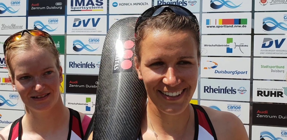 K4w 500m Final Germany Interview / 2019 ICF Canoe Sprint World Cup 2 Duisburg Germany