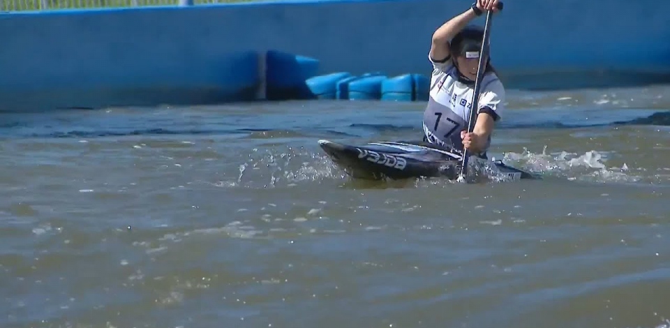 Aleksandra Stach, Poland, Canoe Slalom Semi Final / 2024 ICF Canoe Slalom World Cup Krakow Poland