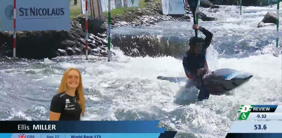 Ellis Miller, GBR, U23 Semi Final / 2024 ICF Canoe-Kayak Slalom Junior & U23 World Championships