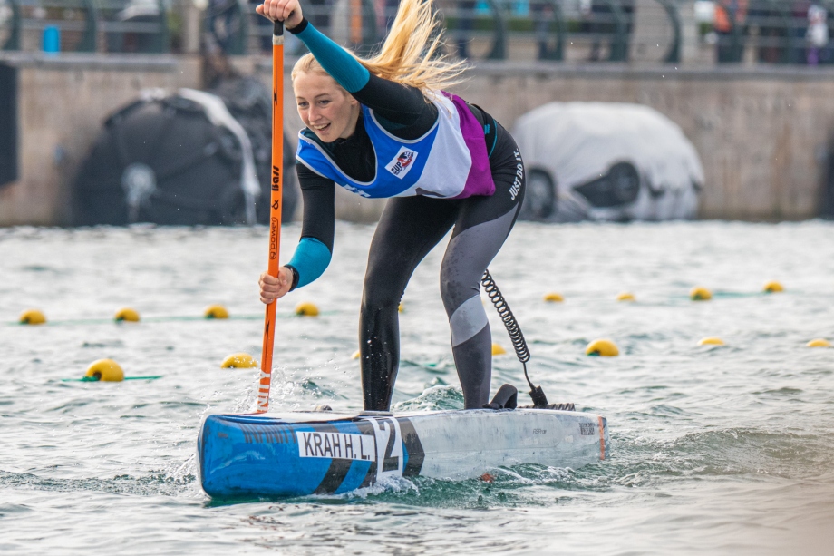 titles fastest at fastest first world SUP Planet ICF Baxter Piana - | ever, Canoe time