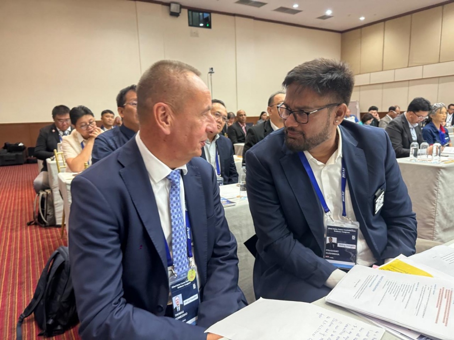 Thomas Konietzko and Prashant Kushwaha at the ACC Congress Thomas Konietzko and Prashant Kushwaha at the ACC Congress