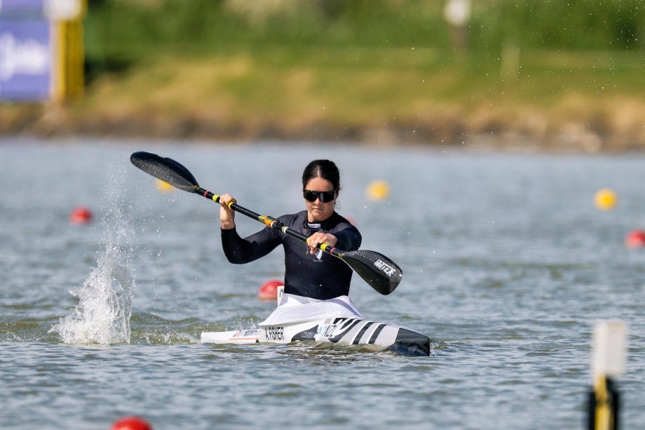 Aimee Fisher kayak sprint Szeged 2025