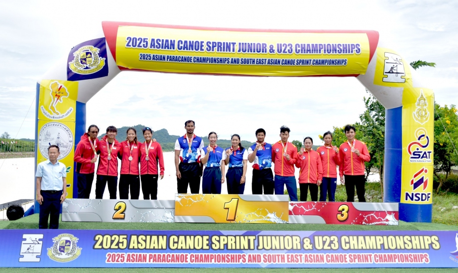 Thailand hosted the Asian Canoe Sprint Junior and U23 Championships Asian Canoe Sprint Junior and U23 Championships 2025