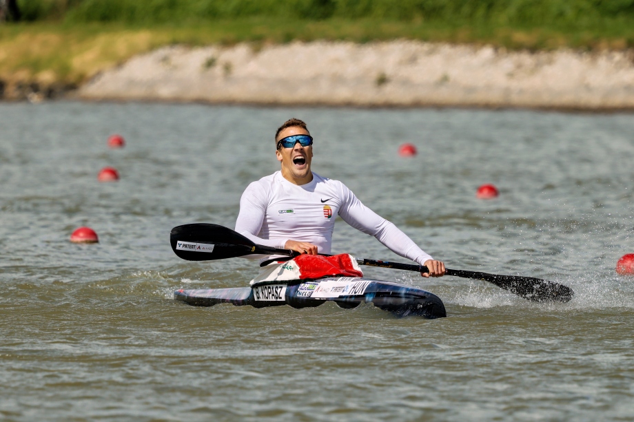Balint Kopasz hungary kayak sprint Szeged 2025