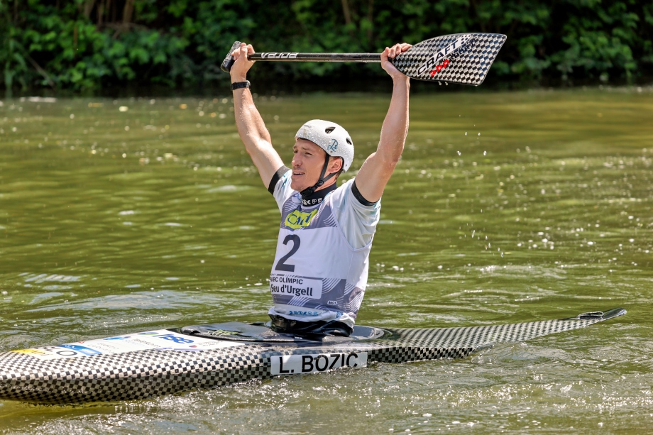Luka Bozic won his first World Cup medal since 2023