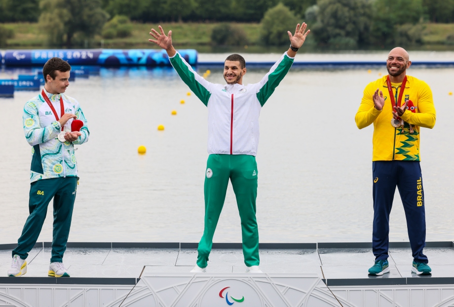 Brahim Guendouz Paris 2024 Algeria Paracanoe