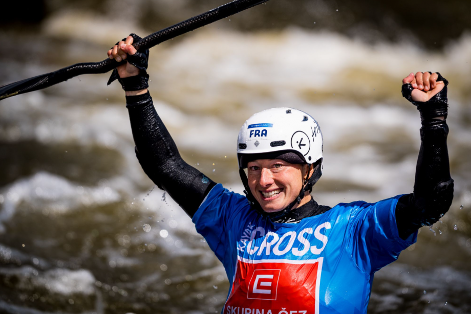 Prigent takes first head to head gold in Prague Camille Prigent Kayak Cross