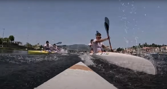 Canoe Marathon on board camera