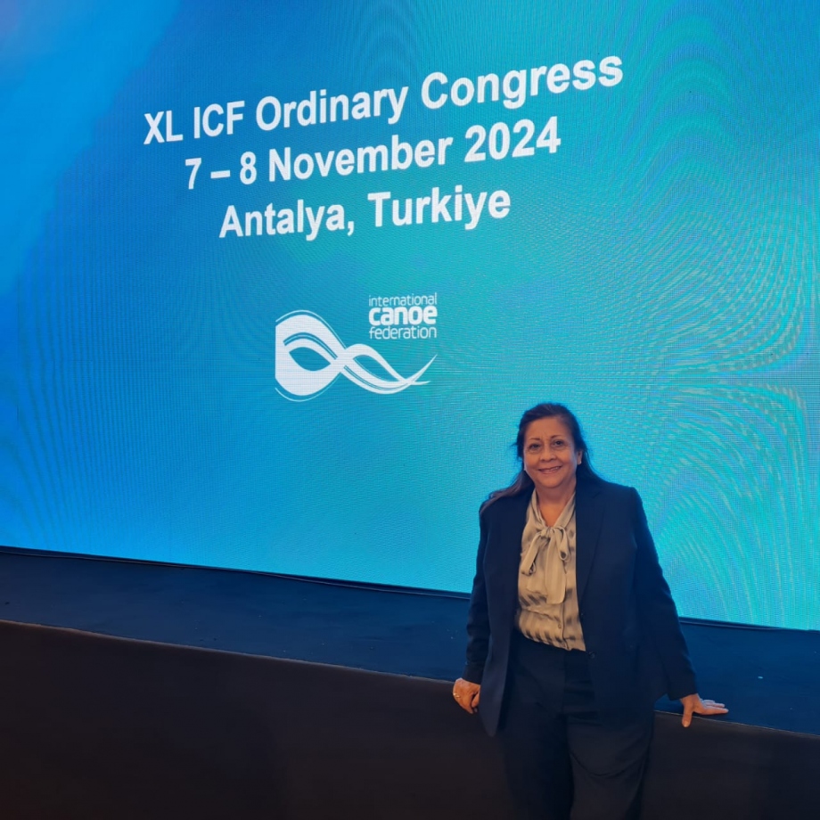 Cecilia Farias was re-elected as ICF Vice President in Antalya Cecilia Farias ICF Congress Antalya 2024 2