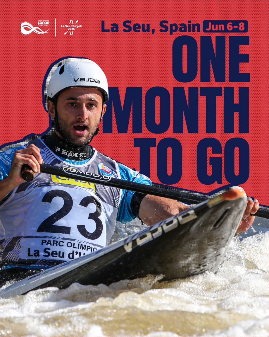 There is one month to go until the first ICF Canoe Slalom World Cup