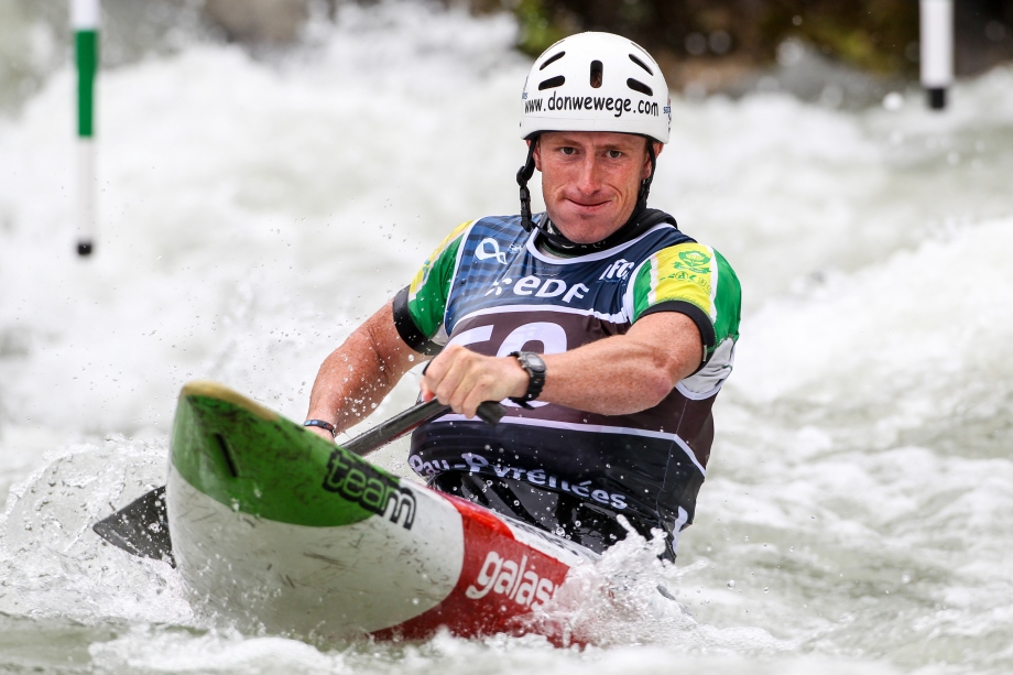 Don Wewege South Africa canoe slalom Pau 2015