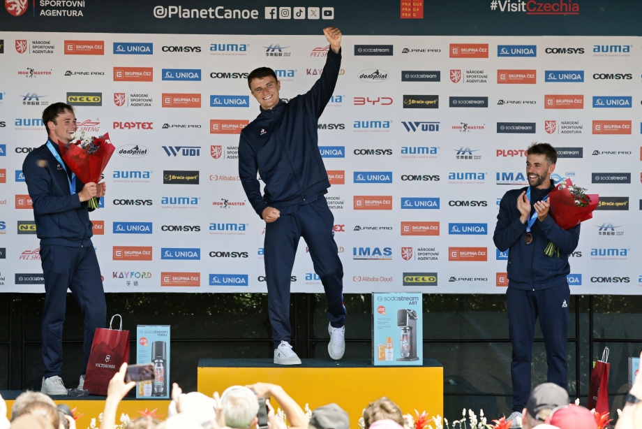 France canoe slalom Prague 2025