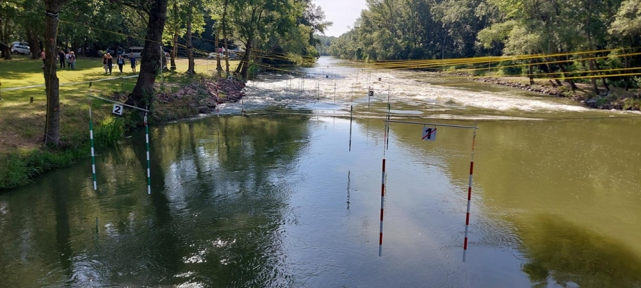 Hungary canoe slalom course 2025 