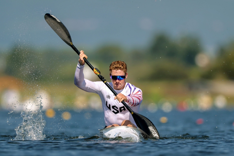 Jonas Ecker kayak sprint USA Montemor 2025