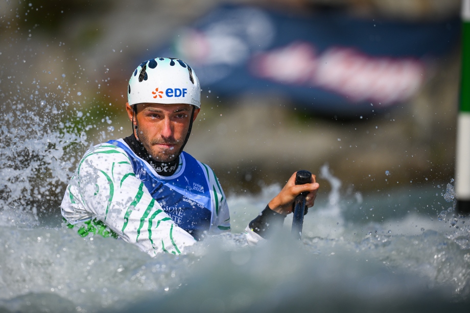 Jules Bernardet France canoe slalom world cup Ivrea 2024