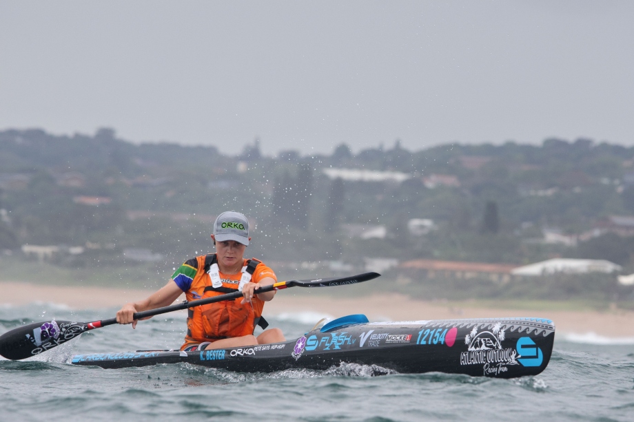 Kira Bester Canoe Ocean Racing surfski Durban 2025 South Africa