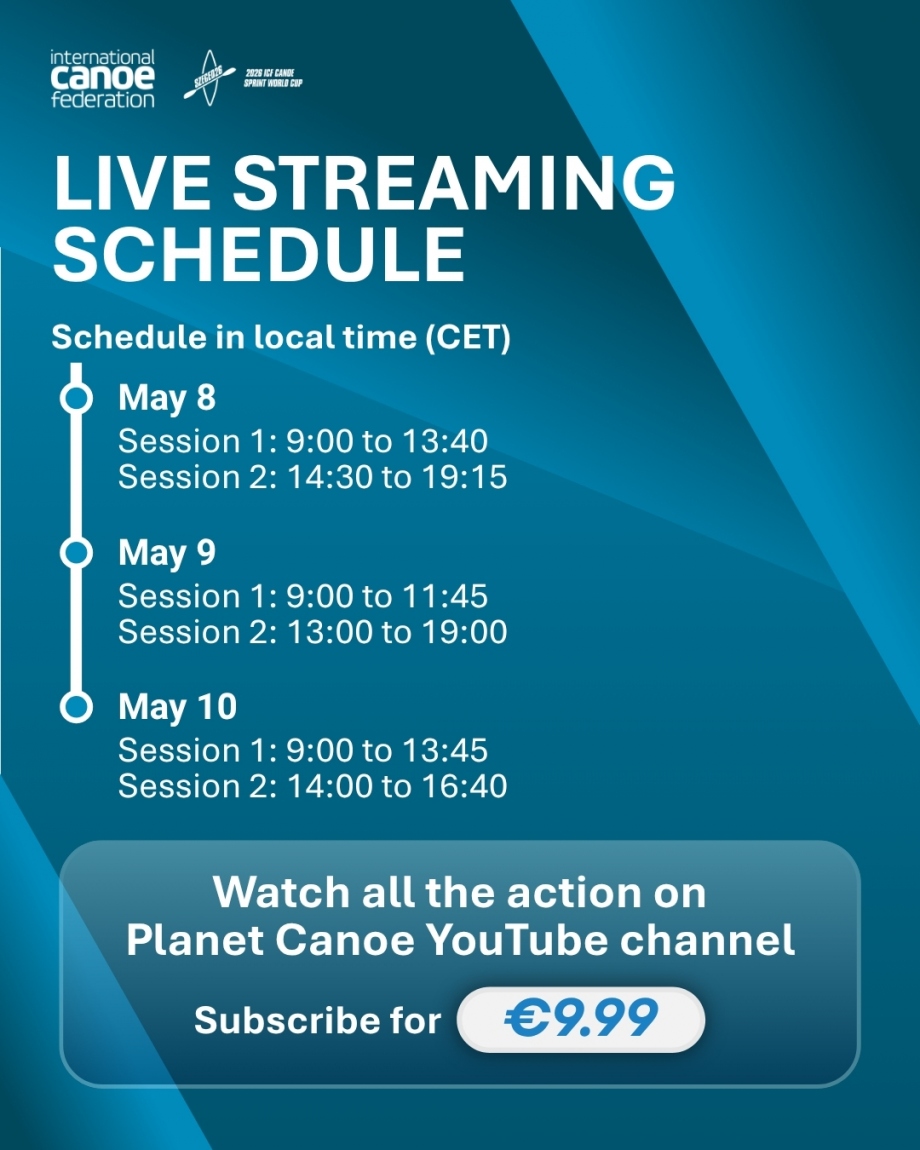 Live streaming schedule Szeged 2026