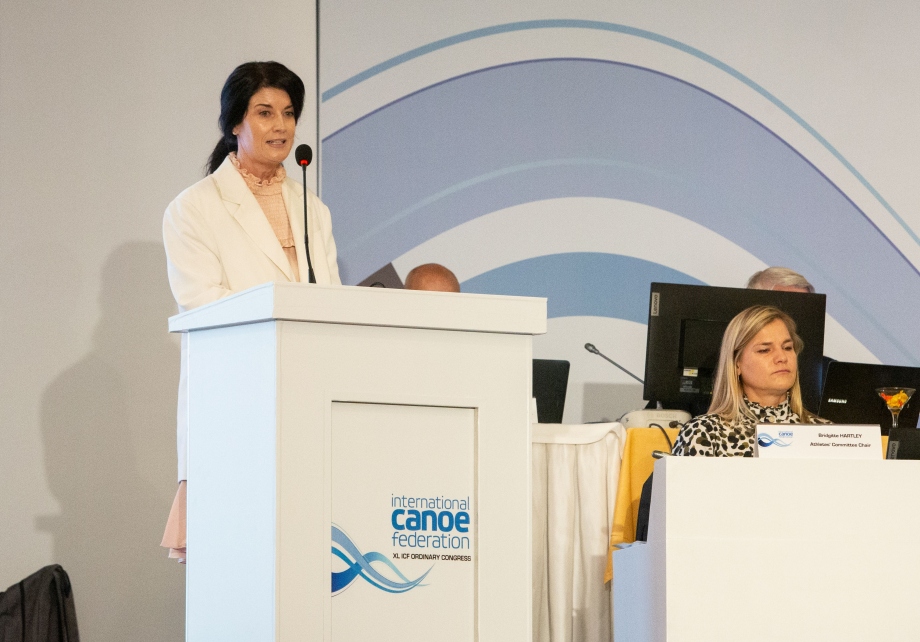 Maree Burnett Oceania Canoe Association President 2024