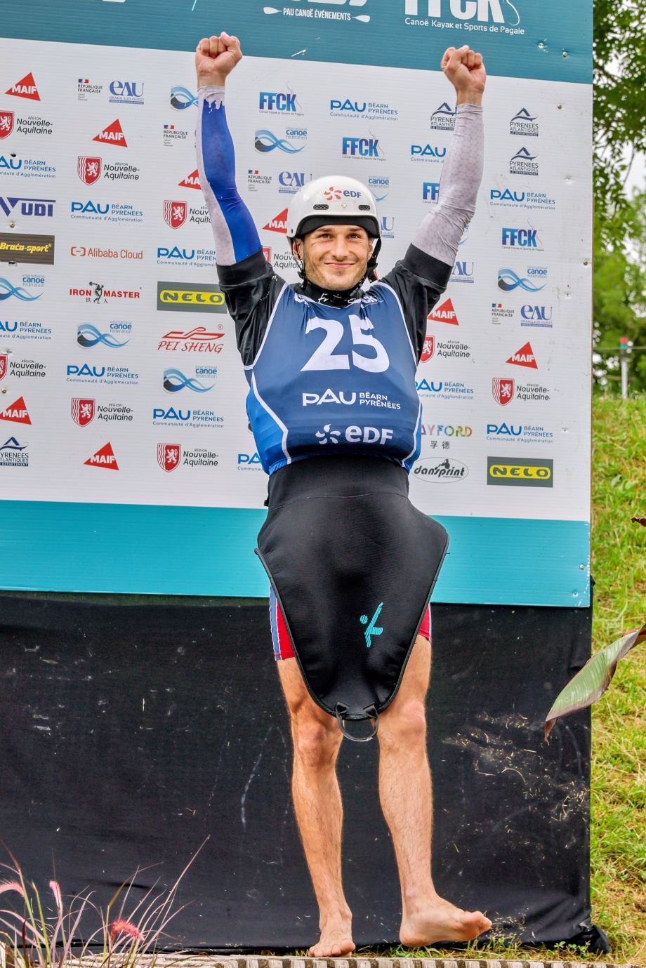 Mathurin Madore was among the French medallists in Lee Valley