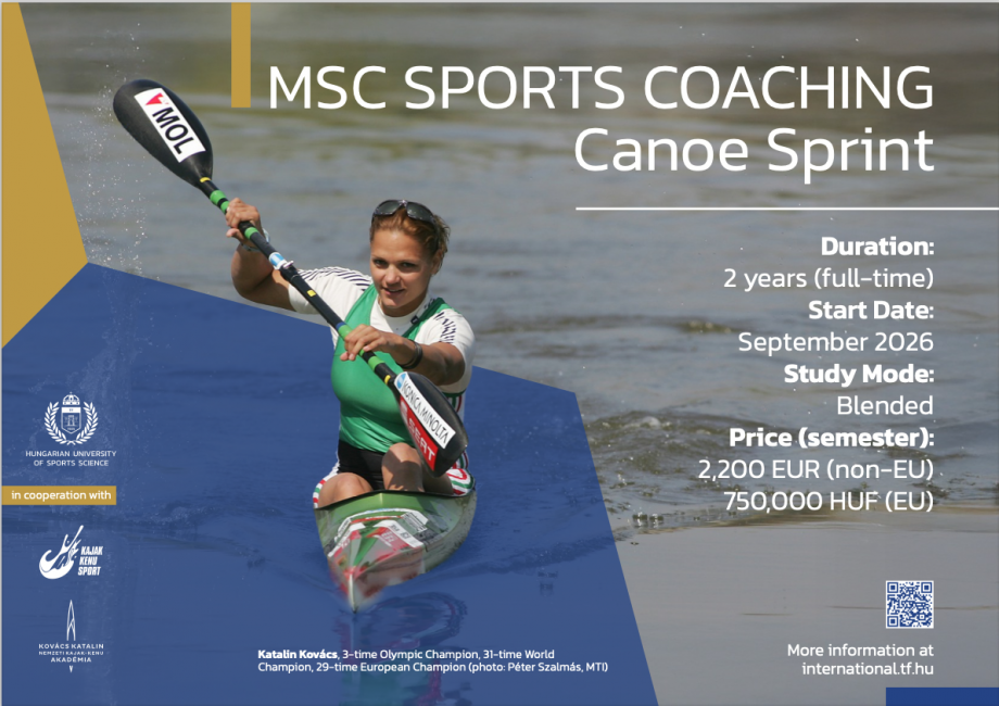 MSc sports coaching Sprint Canoe course