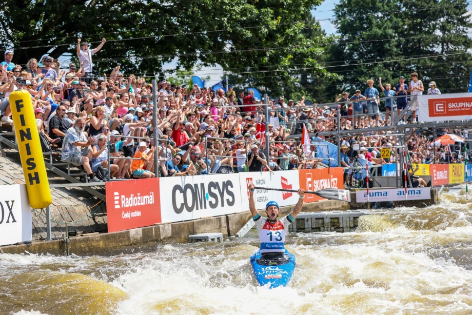 Jiri Prskavec struck canoe gold in Prague in 2024 Czech Jiri Prskavec Prague 2024