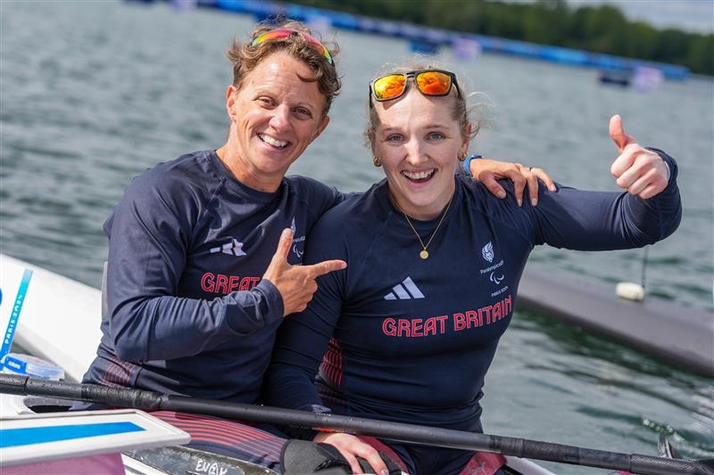 Great Britain topped the Paracanoe standings at Paris 2024 Great Britain Paris 2024 Paralympic Games