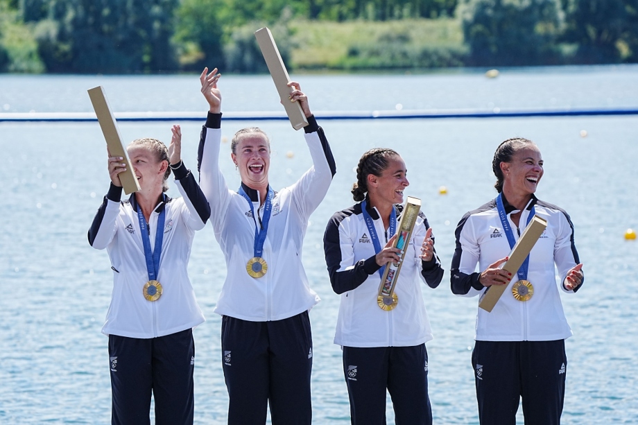 New Zealand women's kayak four 500m Olympics Paris 2024