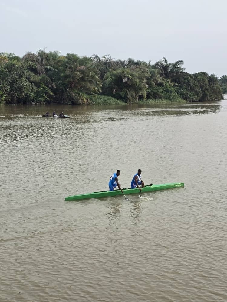 Nigeria canoeing niger delta sports festival 2025