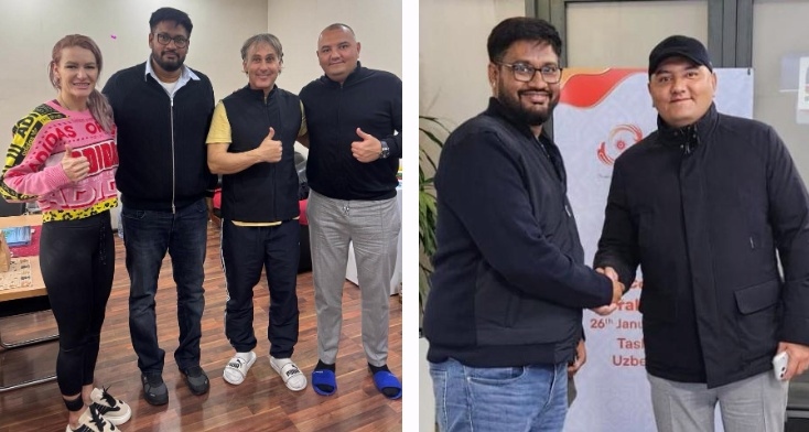 ACC President Prashant Kushwaha meets with Uzbek officials Prashant Kushwaha Uzbekistan visit