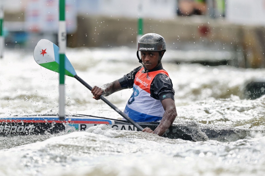 Raage Magan Djibouti kayak slalom Prague 2025