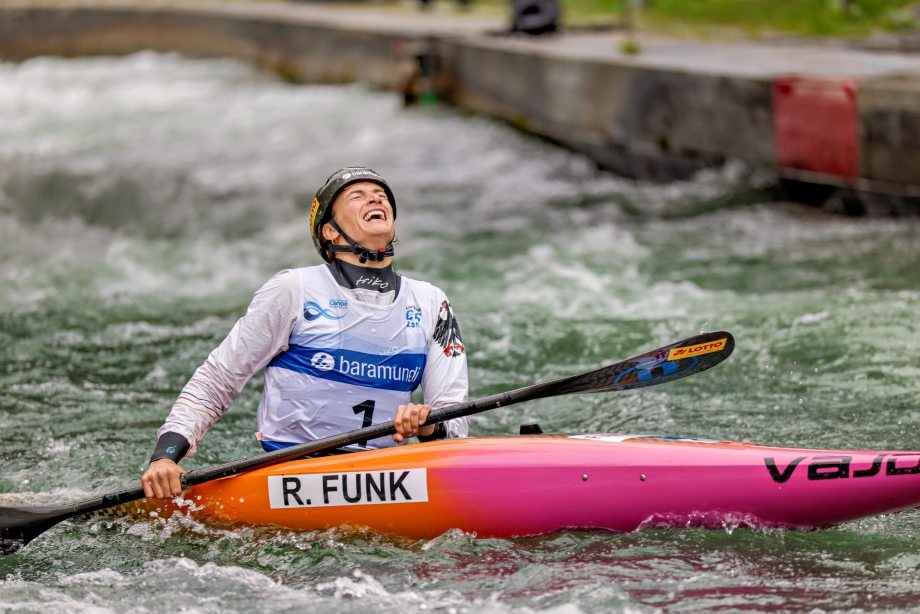 Germany's Ricarda Funk swept to victory on home waters Ricarda Funk kayak slalom Germany Augsburg 2026 1