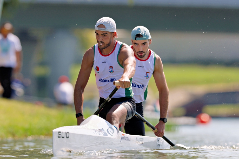 Ricardo Coelho and Rui Lacerda Portugal Gyor 2025 Canoe Marathon