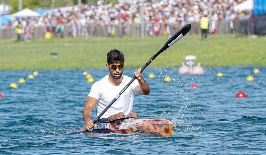 Saeid Fazloula kayak canoe sprint refugee Olympics Paris 2024