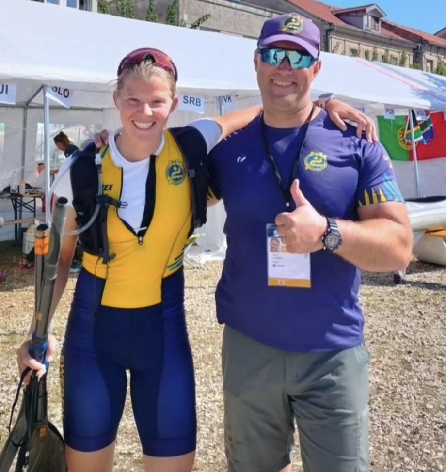  Melina Andersson is thrilled to have coach David Rytter Larsen back 