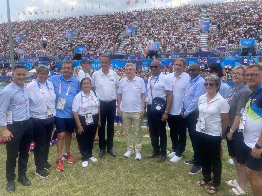 Thomas Bach IOC Paris 2024 canoe kayak slalom visit Olympics 2