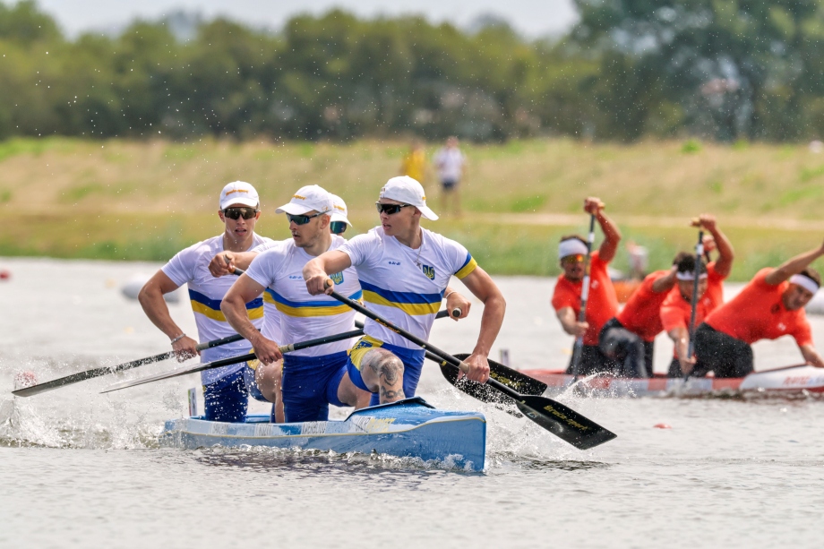 Ukraine C4 canoe sprint Montemor 2025