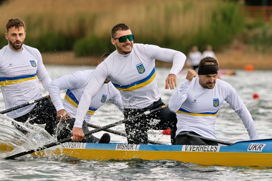 Ukraine C4 canoe sprint Poznan 2025