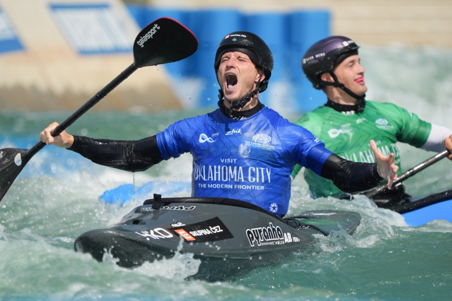 Vit Prindis proved too strong in the second half of the race