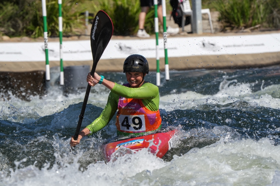 Waris Mills South Africa canoe slalom Sydney 2025